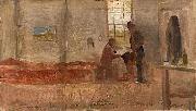 Charles conder Impressionists Camp oil painting